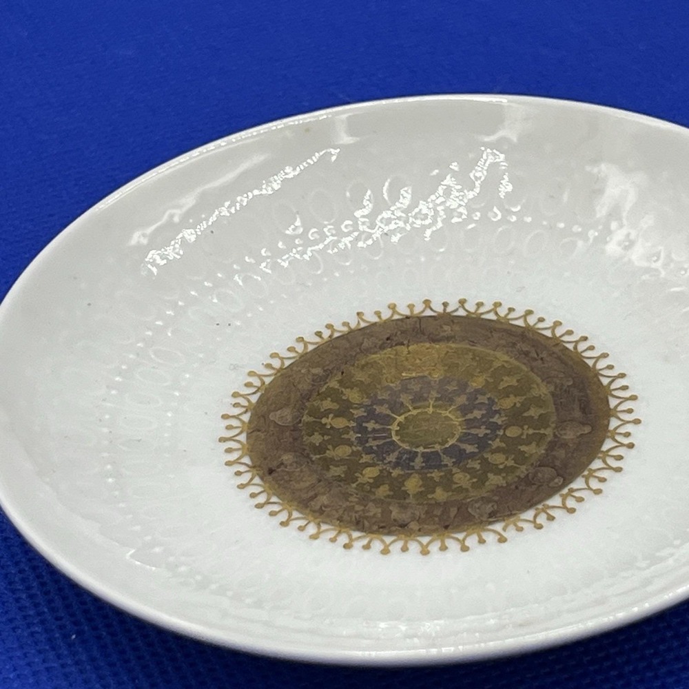 Rosenthal Studio Line Quatre Coleurs Butter Pat Vintage Germany Gold Center Dots - Picture 9 of 12